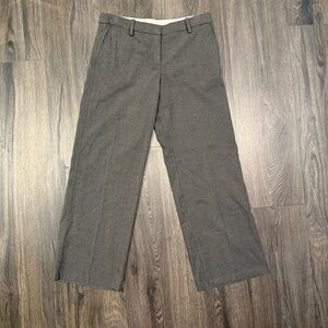 Gray Straight-Leg H&M Trousers
